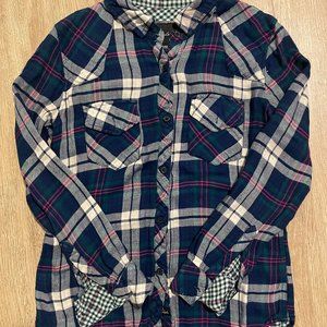 Rails Double Gauze Flannel Women's Plaid Button Down Sz. S Pink Blue Green